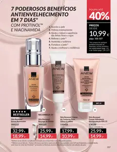 Pré-visualização Skin Renewal Sérum Renovador, 30 ml Skin Renewal Sérum Renovador válido de 01.05.2026 | Página: 107