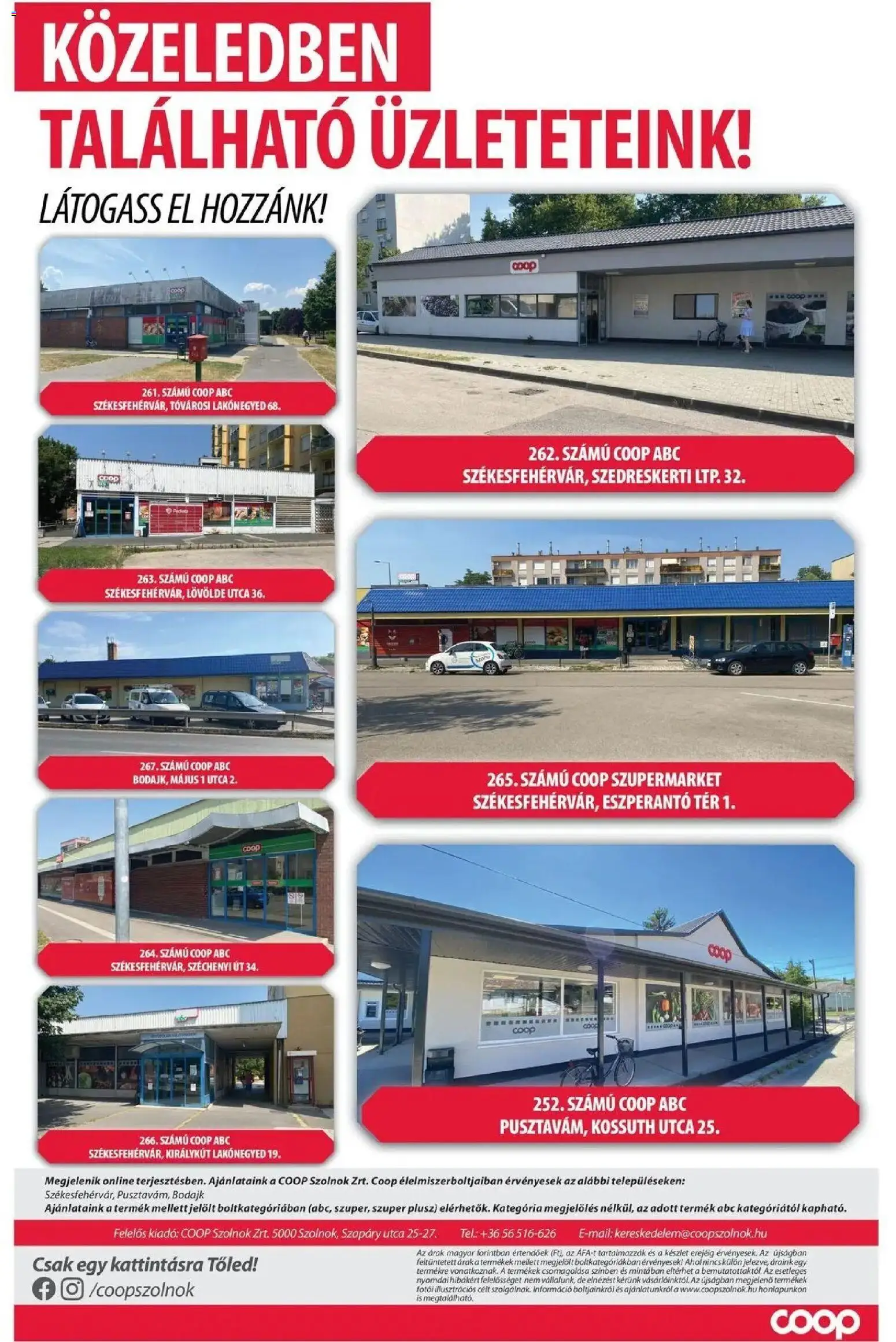 COOP Szolnok akciós ujság - amely érvényes a következő dátumtól: 2026.10.22. | Oldal: 8