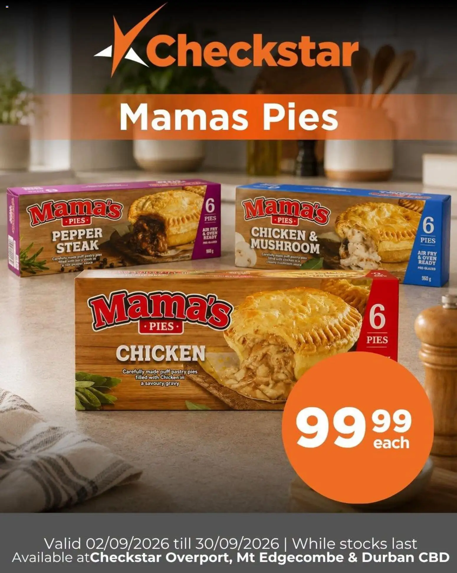 New Check Star catalogue – valid from 02/09/2026 | Page: 4 | Products: Puff pastry, Steak, Chicken, Pepper