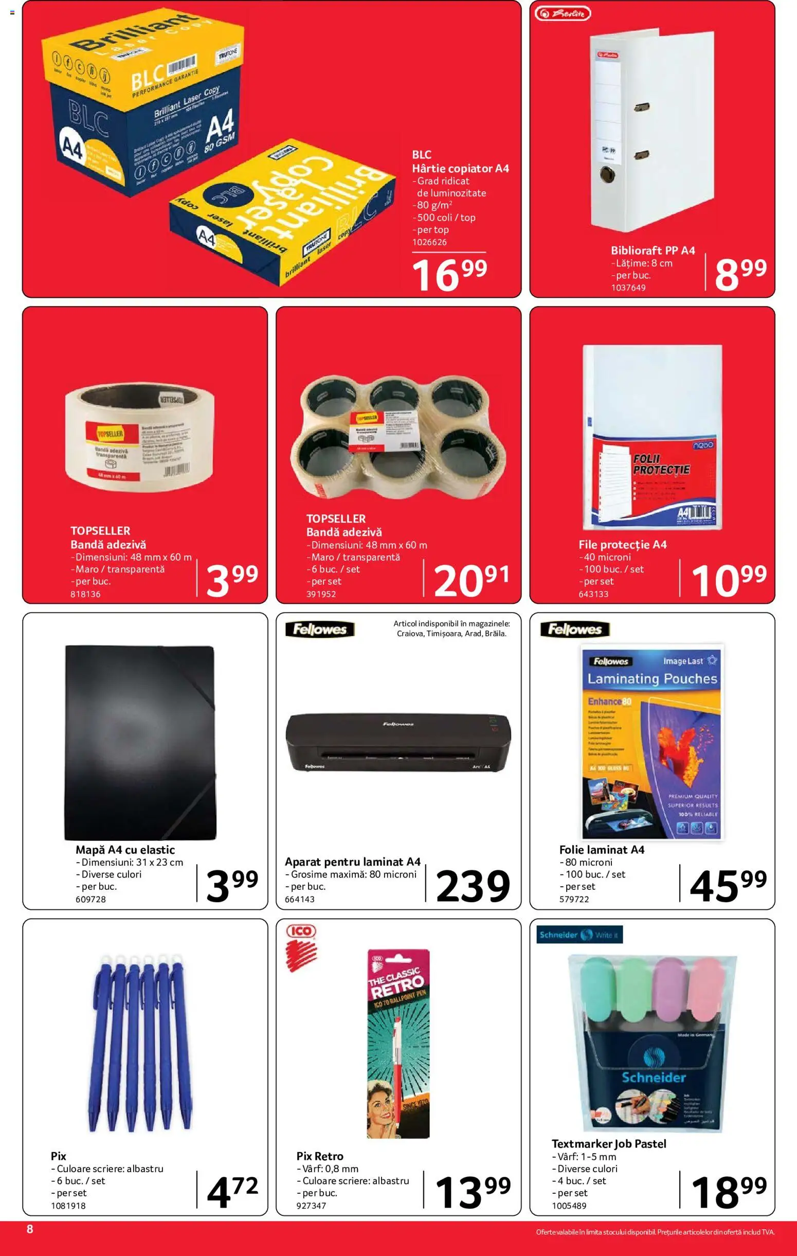Noul catalog Selgros – valabil de la 07.08.2026 | Pagină: 8 | Produse: Top