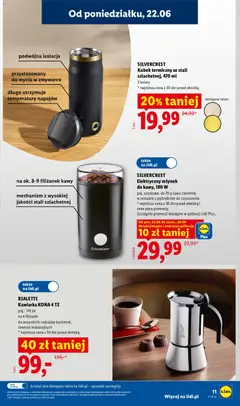 Pogląd oferty "SILVERCREST Kubek termiczny ze stali szlachetnej, 470 ml, Kubek termiczny ze stali szlachetnej, 470 ml. 3 kolory." - ważna od 22.06.2026 | Strona: 13 | Produkty: Młynek, Kawiarka