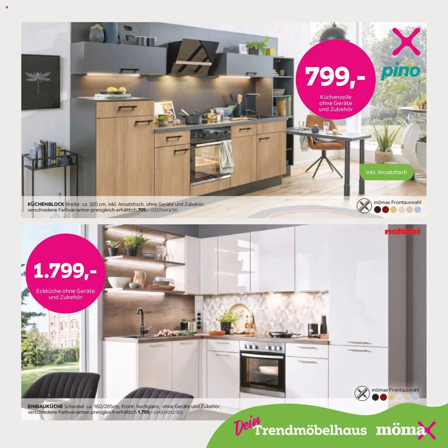 Mömax Prospekt aktuell gültig ab 20.10.2026 | Seite: 7 | Produkte: Küchenzeile