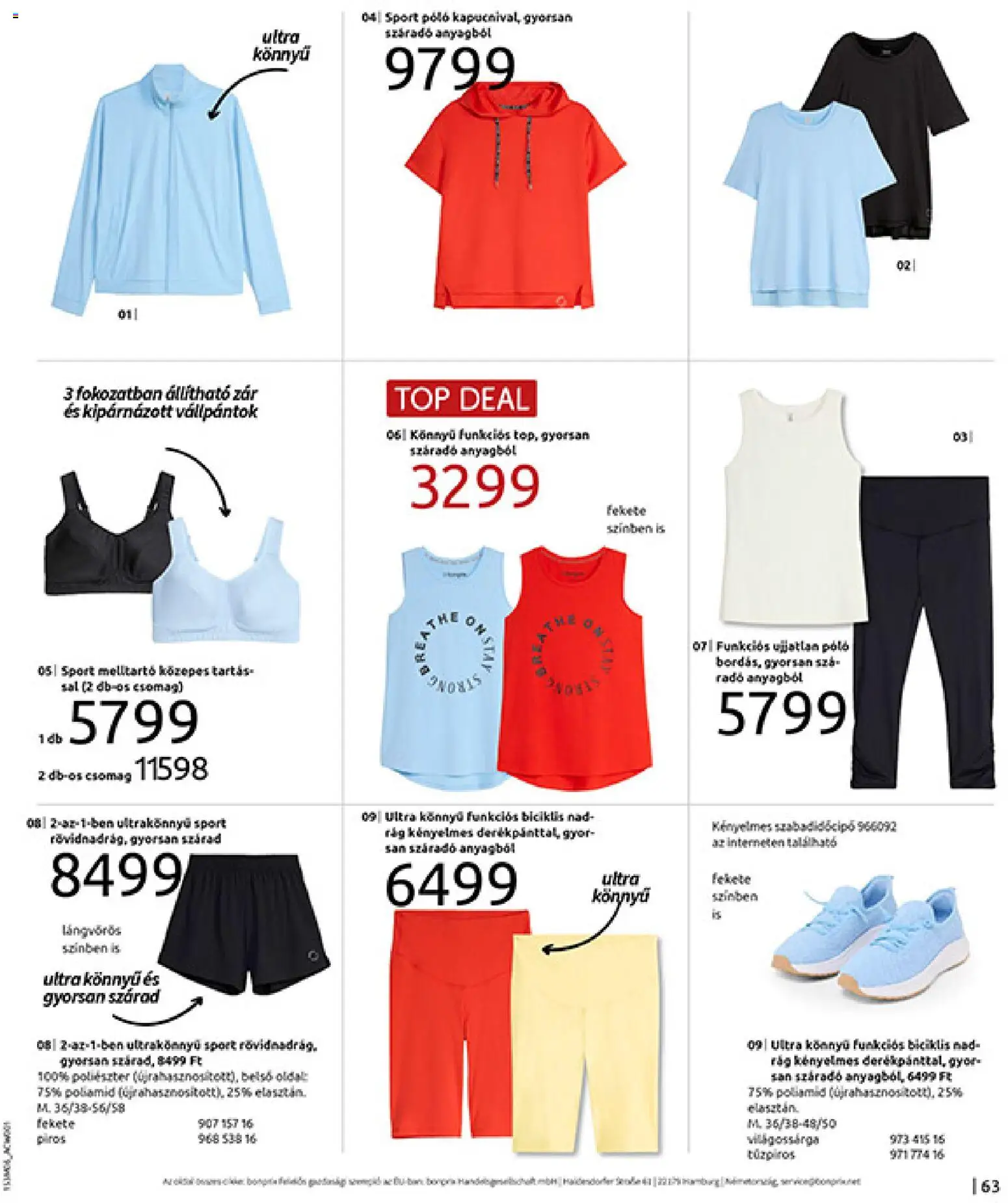 Bonprix akciós ujság - amely érvényes a következő dátumtól: 16.06.2026 | Oldal: 65 | Termékek: Sál, Melltartó