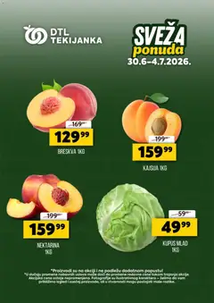 Tekijanka katalog Sveža  ponuda - pregled Tekijanka kataloga - važi od 30.06.2026
