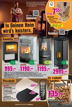 Hornbach aktionen ab 15.09.2026 gültig | Seite: 15 | Produkte: Kaminofen