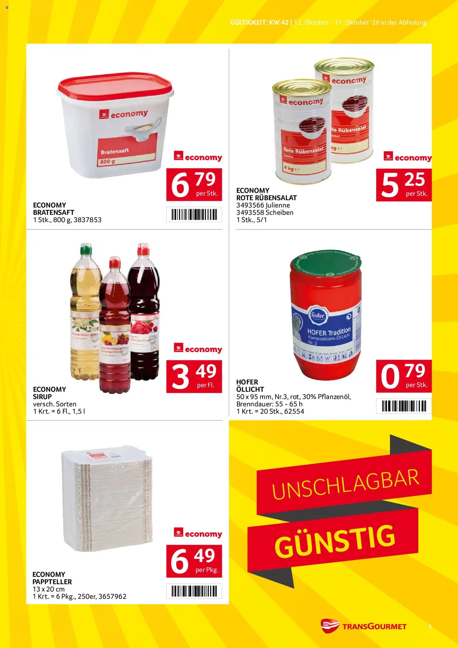 Transgourmet Broschüre gültig ab 11.10.2026 | Seite: 5