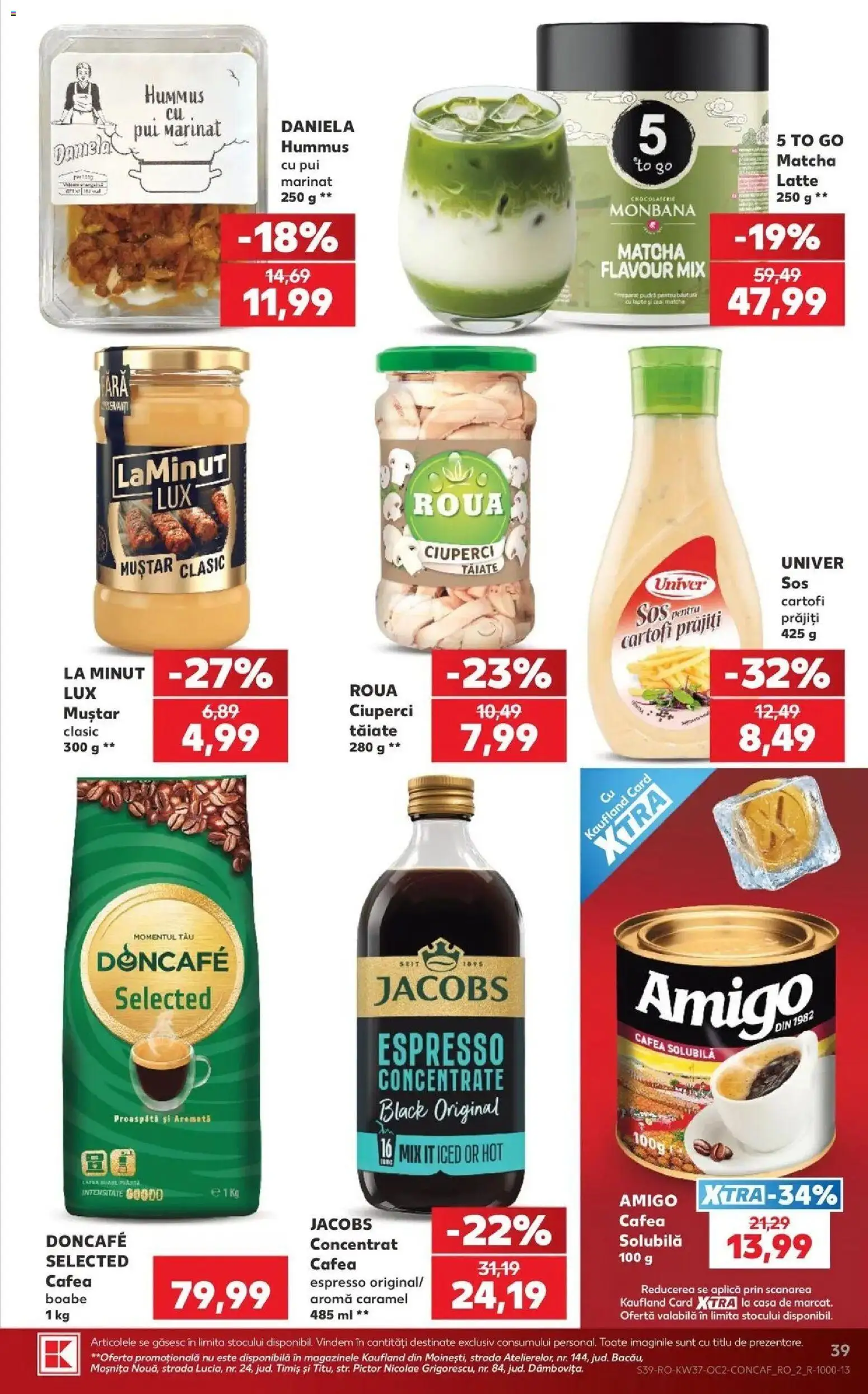 Kaufland Baia Mare 09.09.2026 - Revista si Oferta | Pagină: 39 | Produse: Pui, Doncafe, Lux, Black