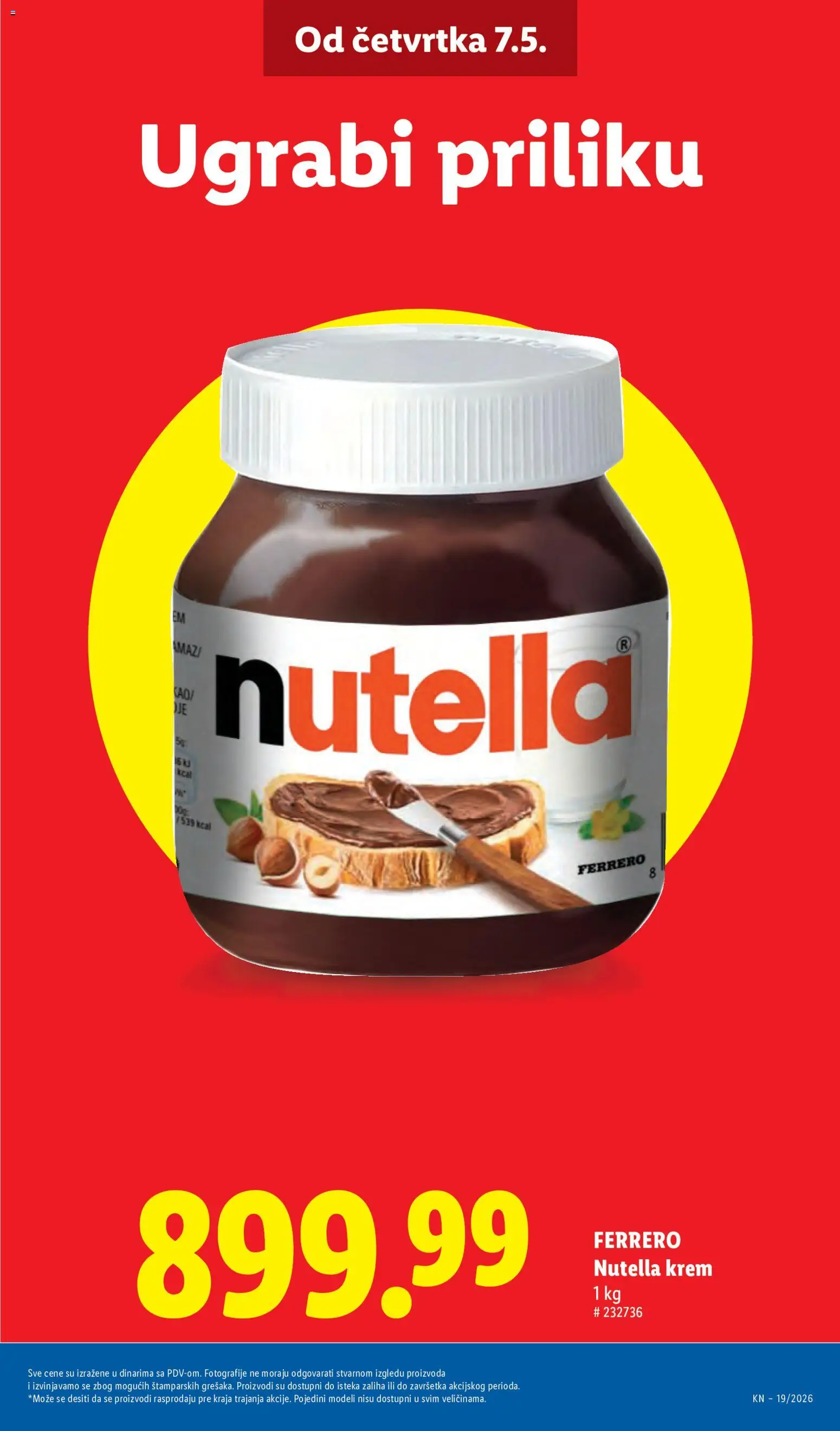 Lidl katalog - važi od 07.05.2026 | Strana: 11 | Proizvode: Ferrero, Nutella