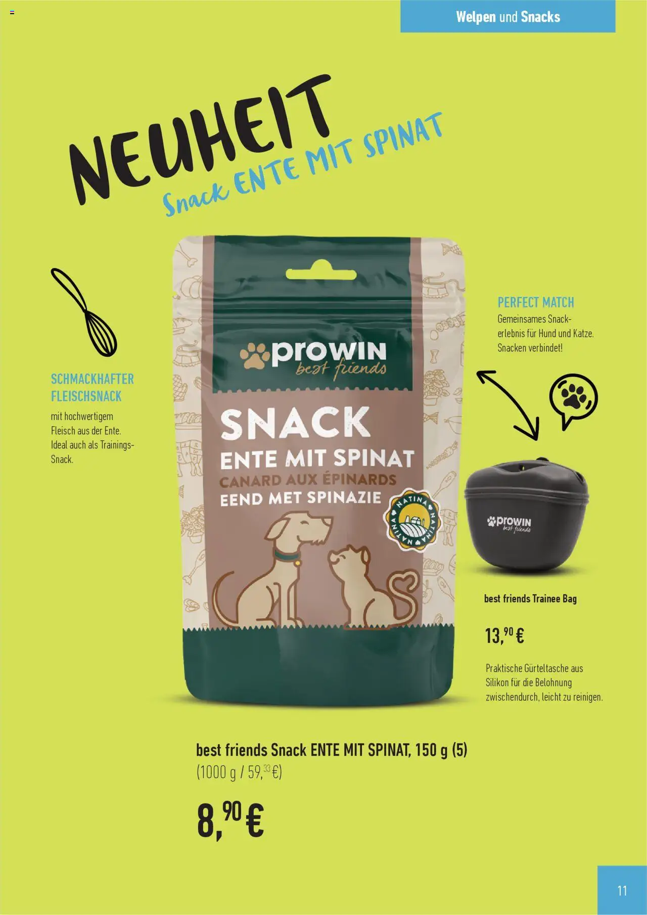 Katalog ProWin Best Friends Juli 2025/Juni 2026 – gültig ab 01.07.2025 | Seite: 11 | Produkte: Fleisch, Ente