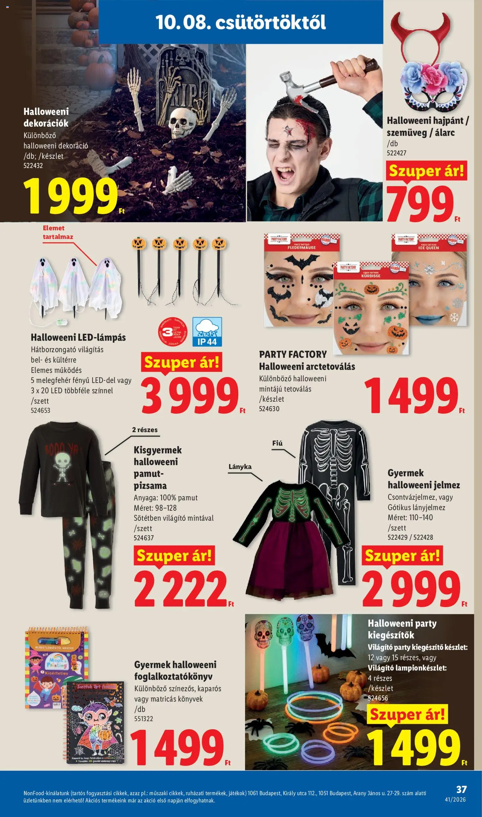 Lidl akciós ujság - amely érvényes a következő dátumtól: 2026.10.08. | Oldal: 37