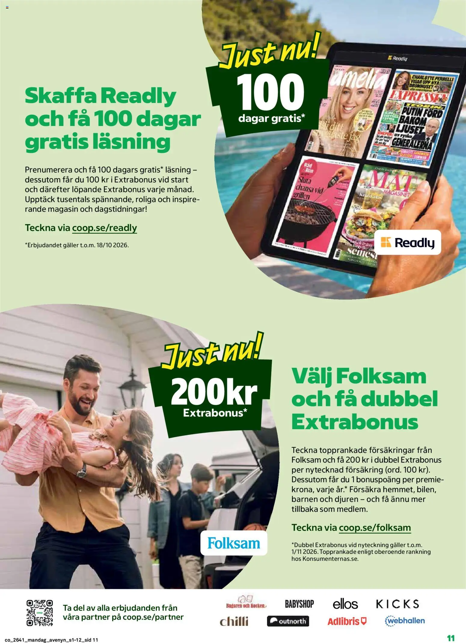 Coop reklamblad aktuell från 05/10/2026 | Sida: 11 | Produkter: Galler