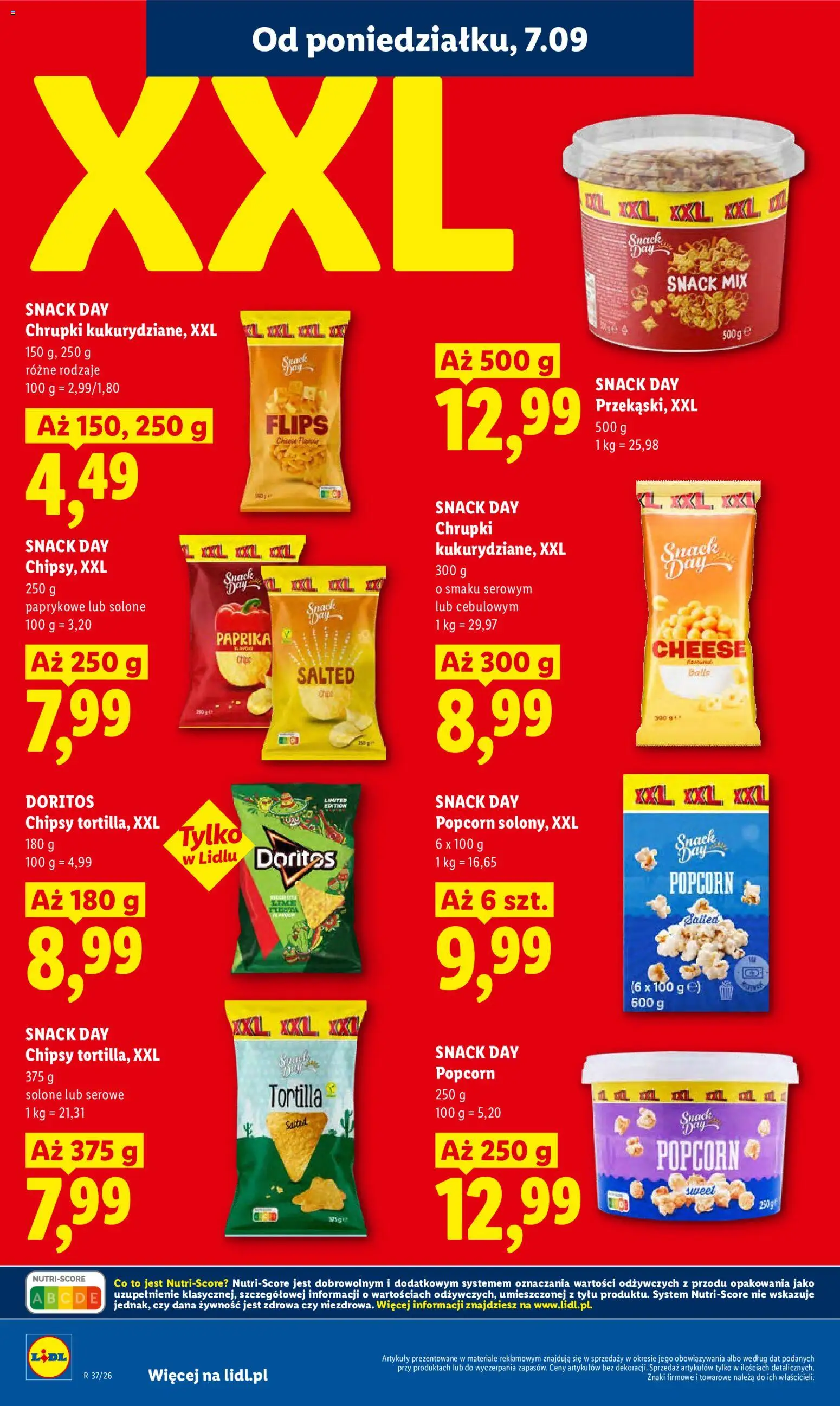 Lidl Polsko leták od 07.09.2026 | Strana: 54 | Produkty: Doritos, Paprika, Tortilla, Chipsy
