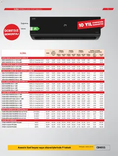 01 Temmuz 2026 tarihinden itibaren geçerli olan Vestel kataloğu önizlemesi | Sayfa: 15