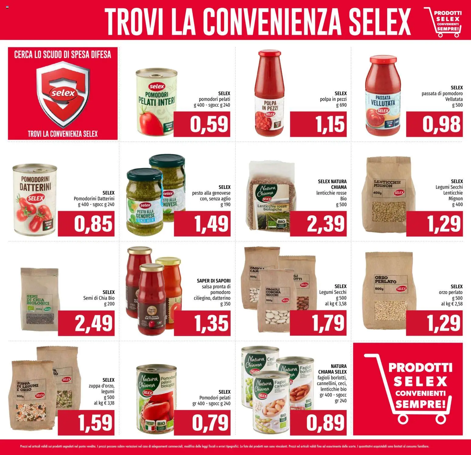 Volantino EMI del 04.06.2026 | Pagina: 13 | Prodotti: Pomodorini, Ceci, Pomodoro, Passata di pomodoro