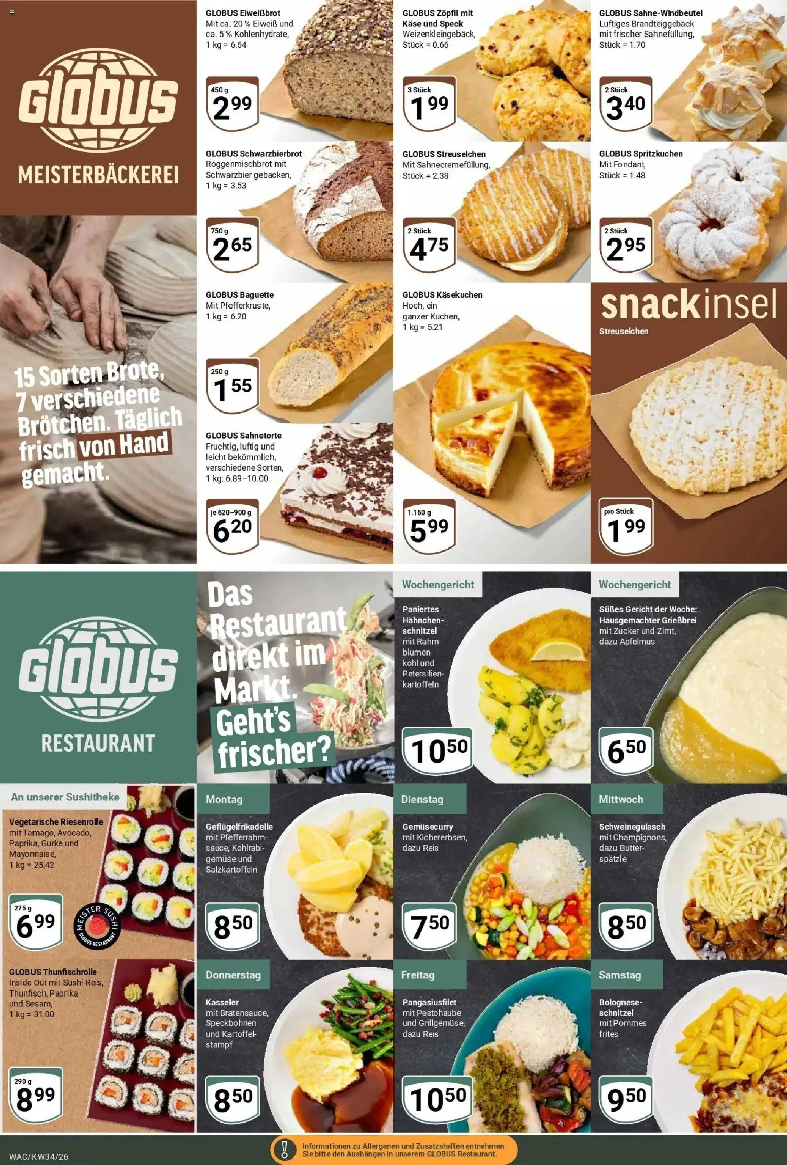 Globus Prospekt Markkleeberg (ab 17.08.2026) » Angebote online | Seite: 10 | Produkte: Käse, Gemüse, Zucker, Reis