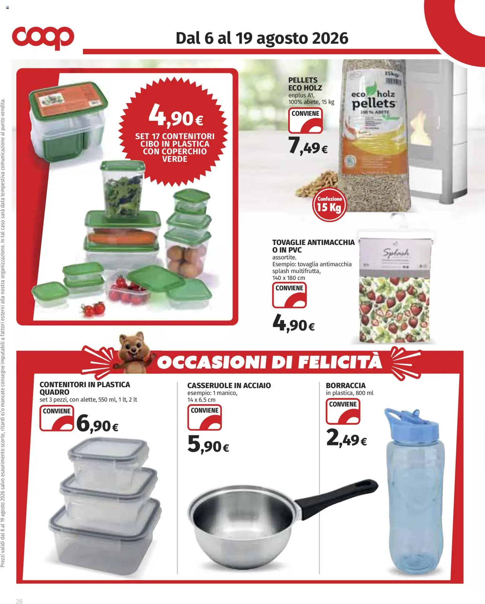 Volantino COOP del 06/08/2026 | Pagina: 26
