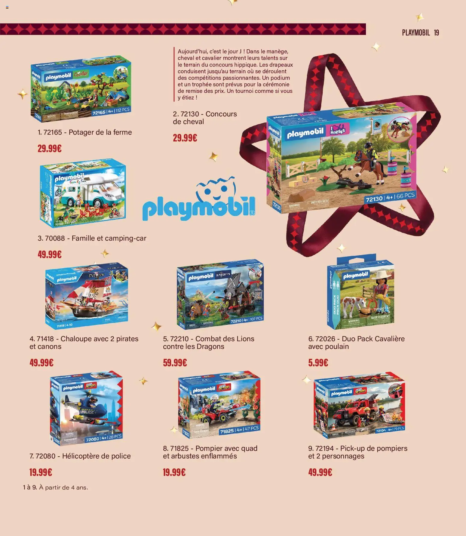{H1} | Page: 19 | Produits: Playmobil, Potager, Hélicoptère