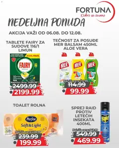Fortuna Market katalog Nedeljna ponuda - pregled Fortuna Market kataloga - važi od 06.08.2026 | Strana: 11 | Proizvode: Balzam, Limun