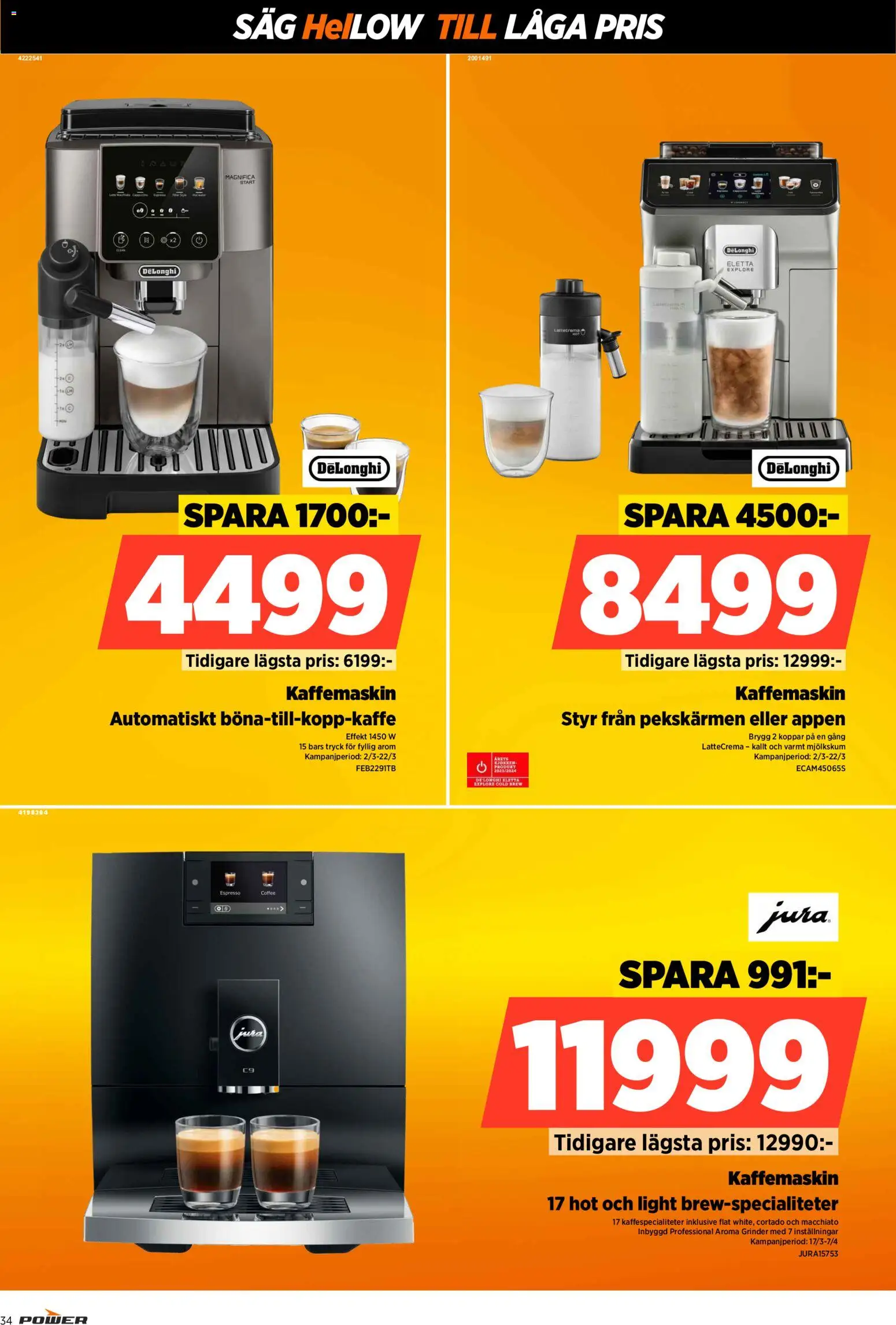 Power reklamblad aktuell från 09.03.2026 | Sida: 34 | Produkter: Såg
