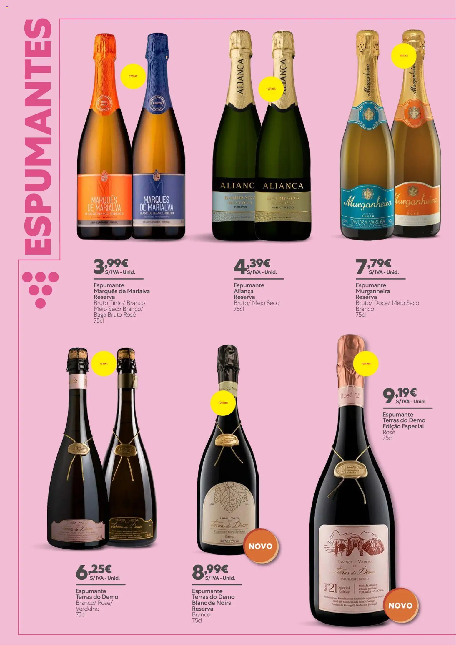 Recheio - Catálogo de Vinhos, Destilados e Cervejas │ válido de 28.05.2026 | Página: 26 | Produtos: Espumante, Aliança