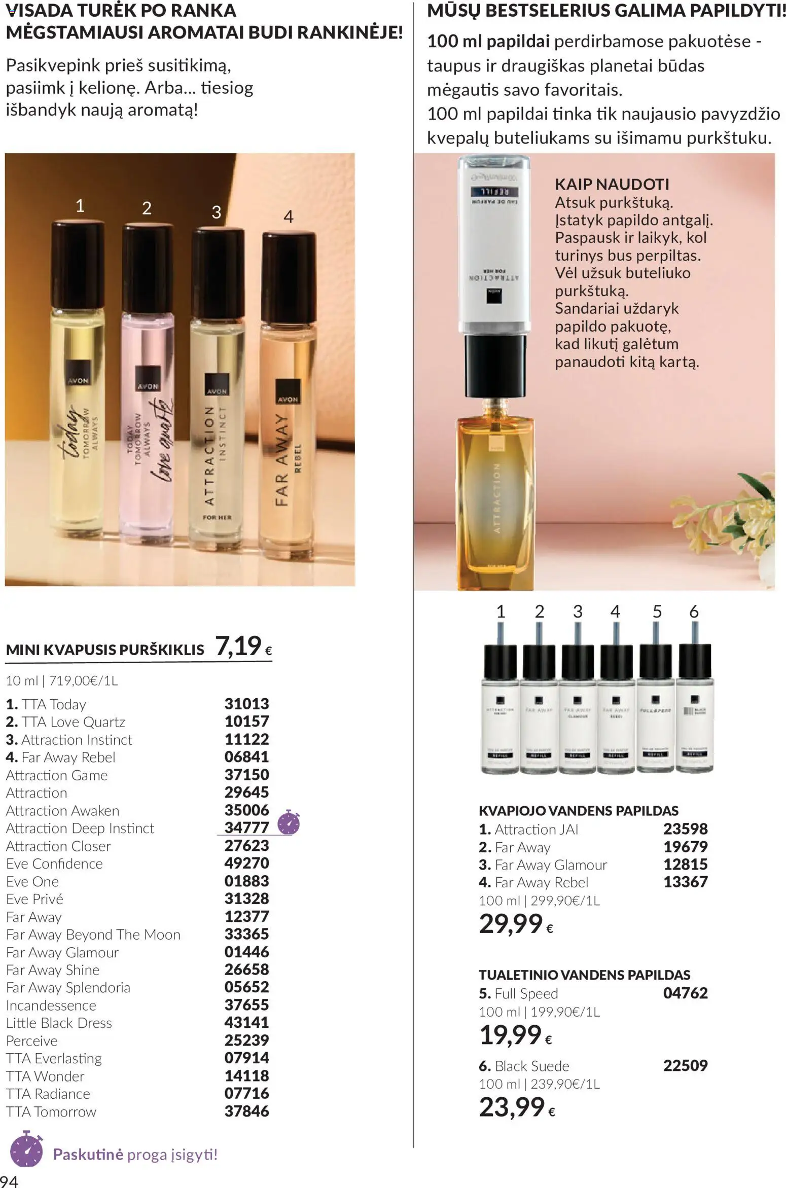AVON akcijos nuo 2026.09.30 | Puslapis: 94