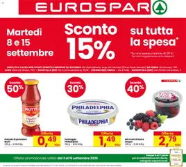 Anteprima del volantino Eurospar volantino Ravenna valido a partire dal 03/09/2026