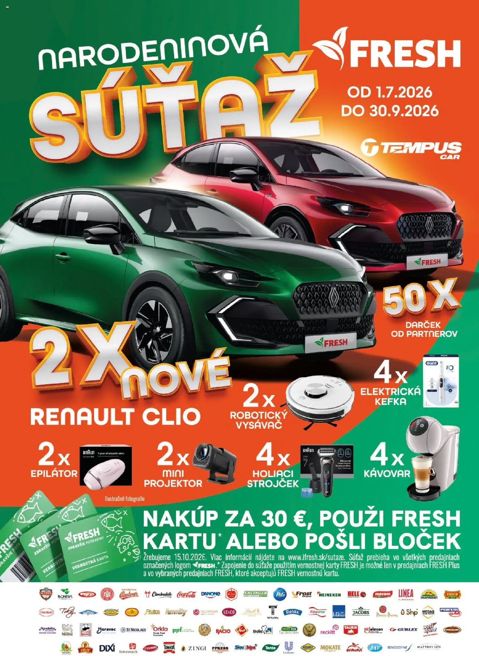 Nové Fresh akcie – leták je platný od 27.08.2026 | Strana: 47 | Produkty: Robotický vysávač, Strojček, Kávovar, Vysávač