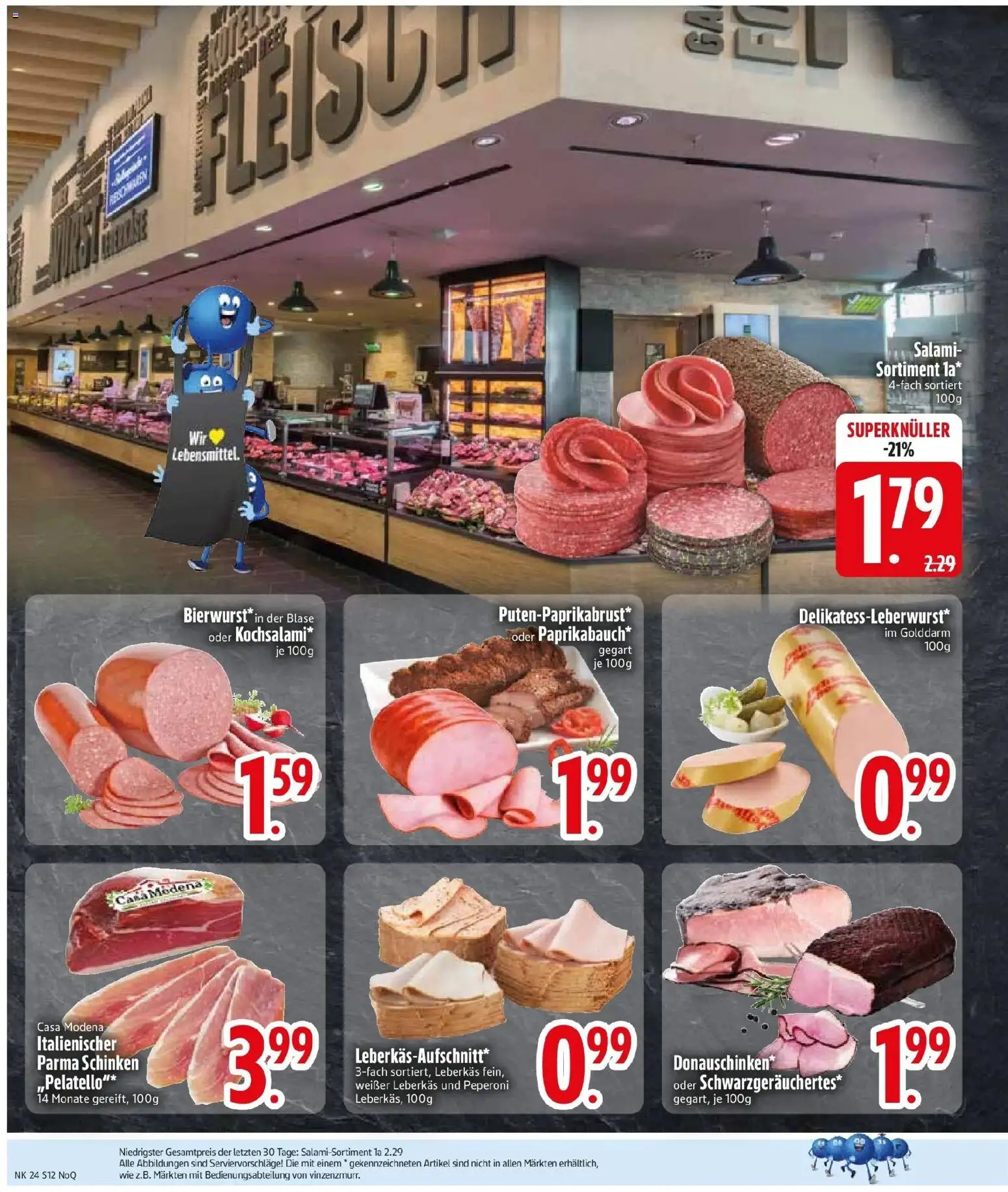 Edeka prospekt Neusäß-Steppach – gültig ab 08.06.2026 | Seite: 14 | Produkte: Salami, Schinken