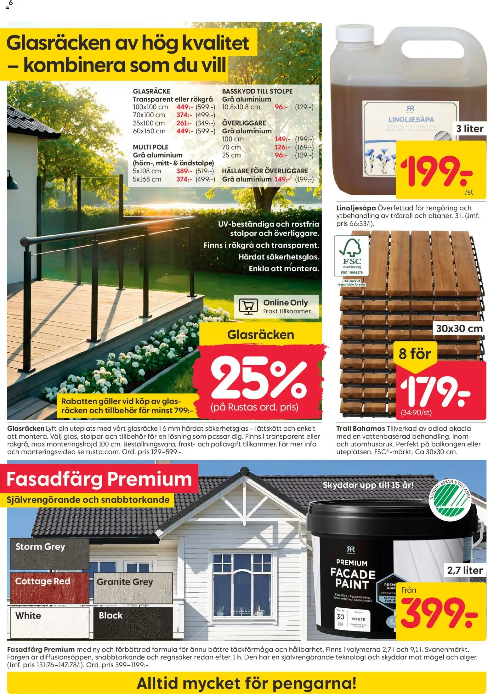 Rusta reklamblad aktuell från 08.06.2026 | Sida: 6 | Produkter: Galler