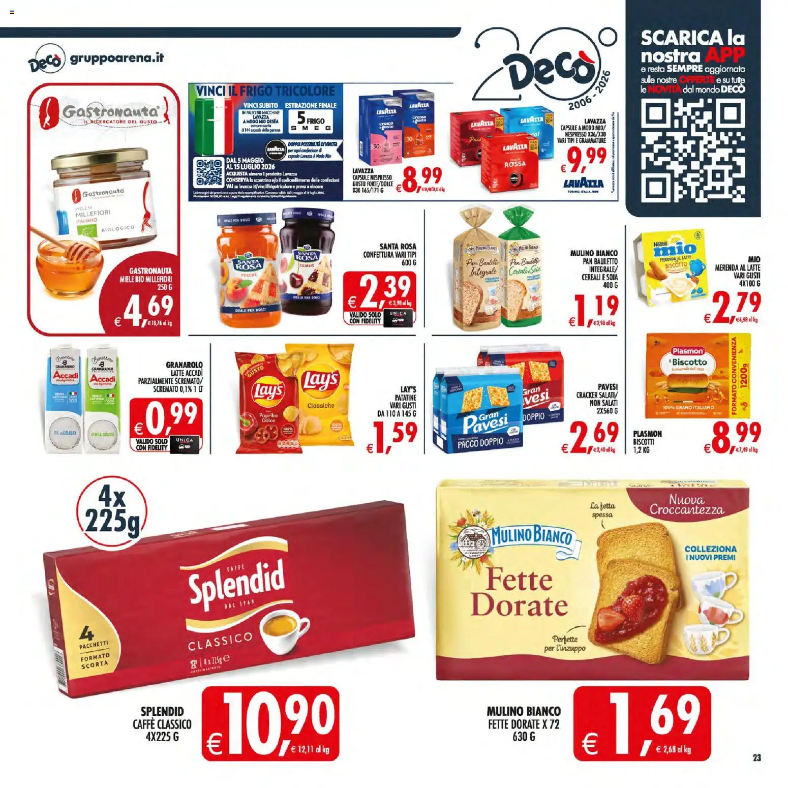 Volantino Decò del 30/06/2026 | Pagina: 30 | Prodotti: Crema, Patatine, Biscotti, Macinato