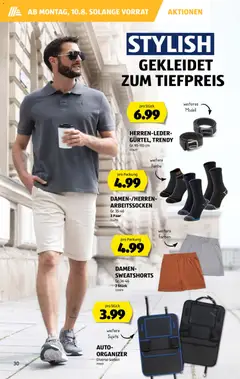 HERREN-LEDER-GÜRTEL, TRENDY, Herren Leder Gürtel ab 06.08.2026 gültig | Seite: 30 | Produkte: Sweatshorts, Gürtel