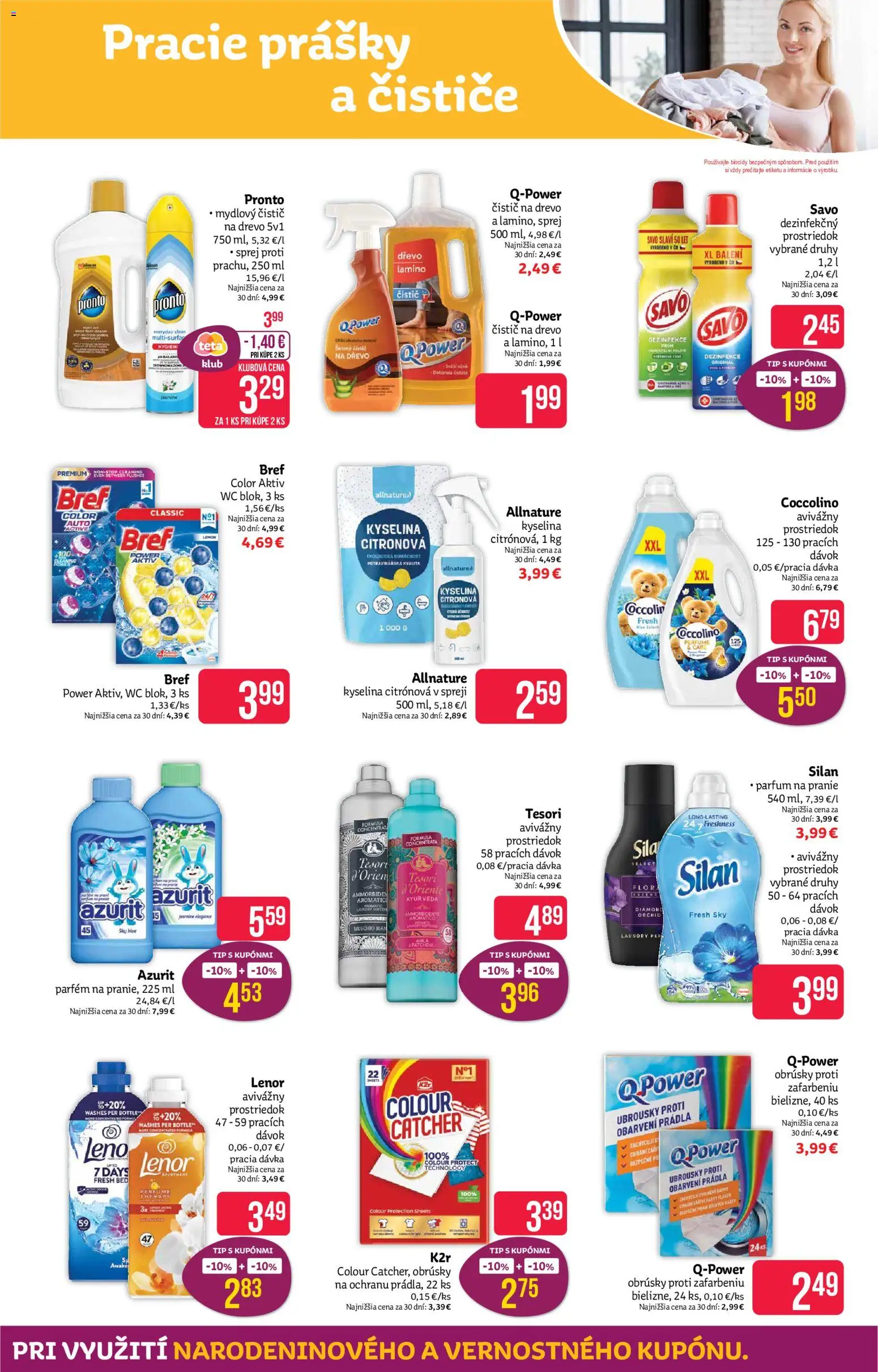 Nové Teta drogerie akcie – leták je platný od 12.10.2026 | Strana: 15 | Produkty: Wc, Parfém, Coccolino, Lenor