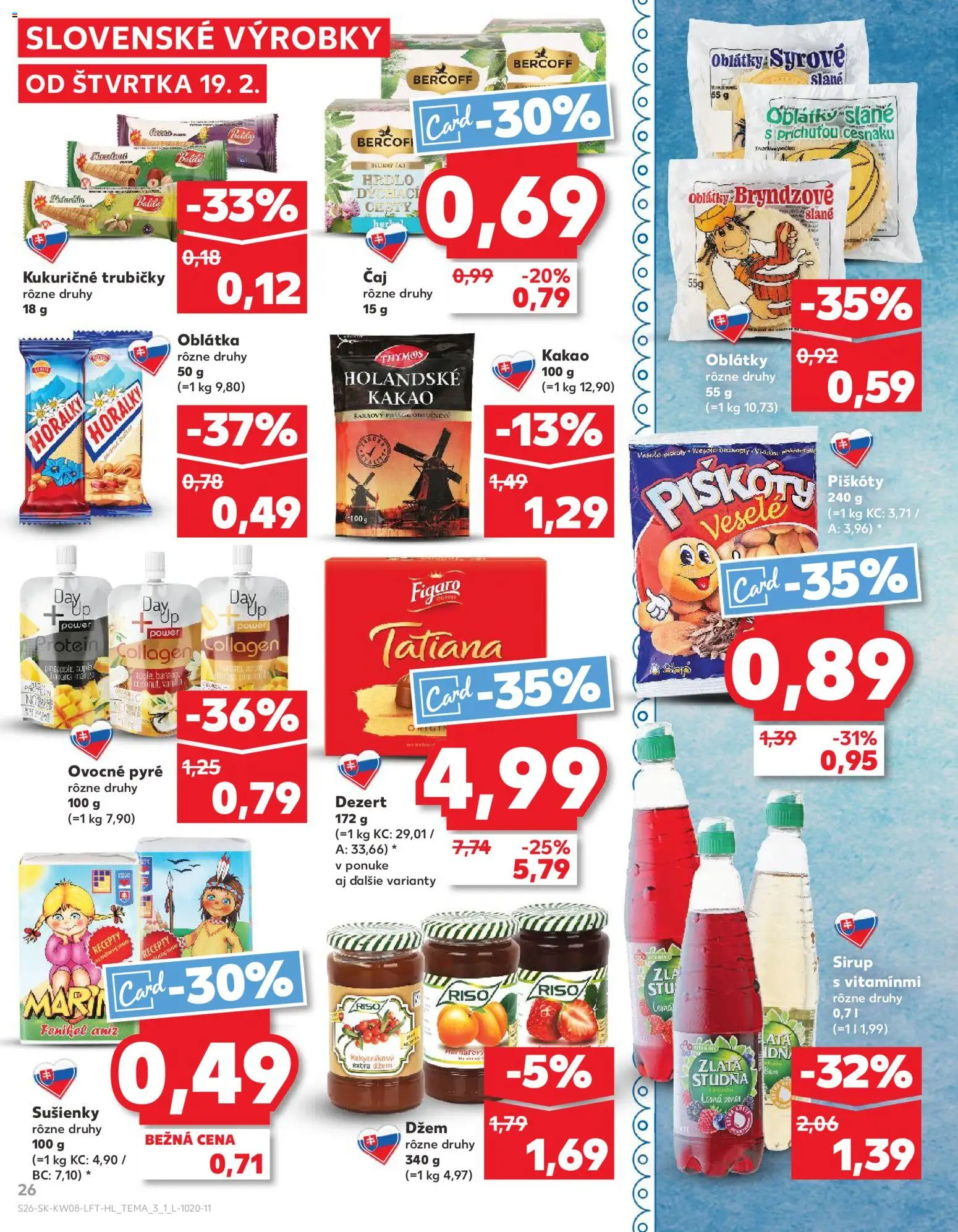 Kaufland SK akciós ujság - amely érvényes a következő dátumtól: 2026.02.19. | Oldal: 26
