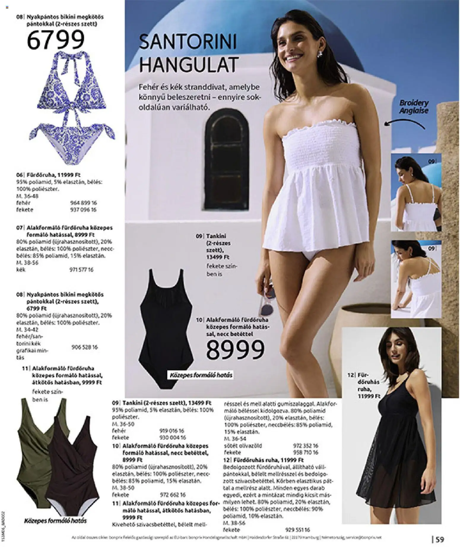 Bonprix akciós ujság - amely érvényes a következő dátumtól: 16.06.2026 | Oldal: 61 | Termékek: Bikini, Tankini, Fürdőruha