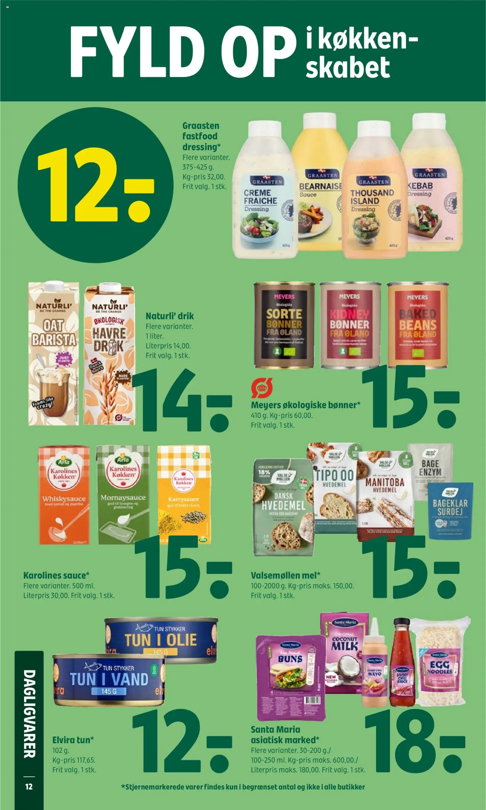 Coop 365 tilbudsavis – gyldig fra 23.04.2026 | Side: 15 | Produkter: Olie, Kebab, Bønner, Mornaysauce