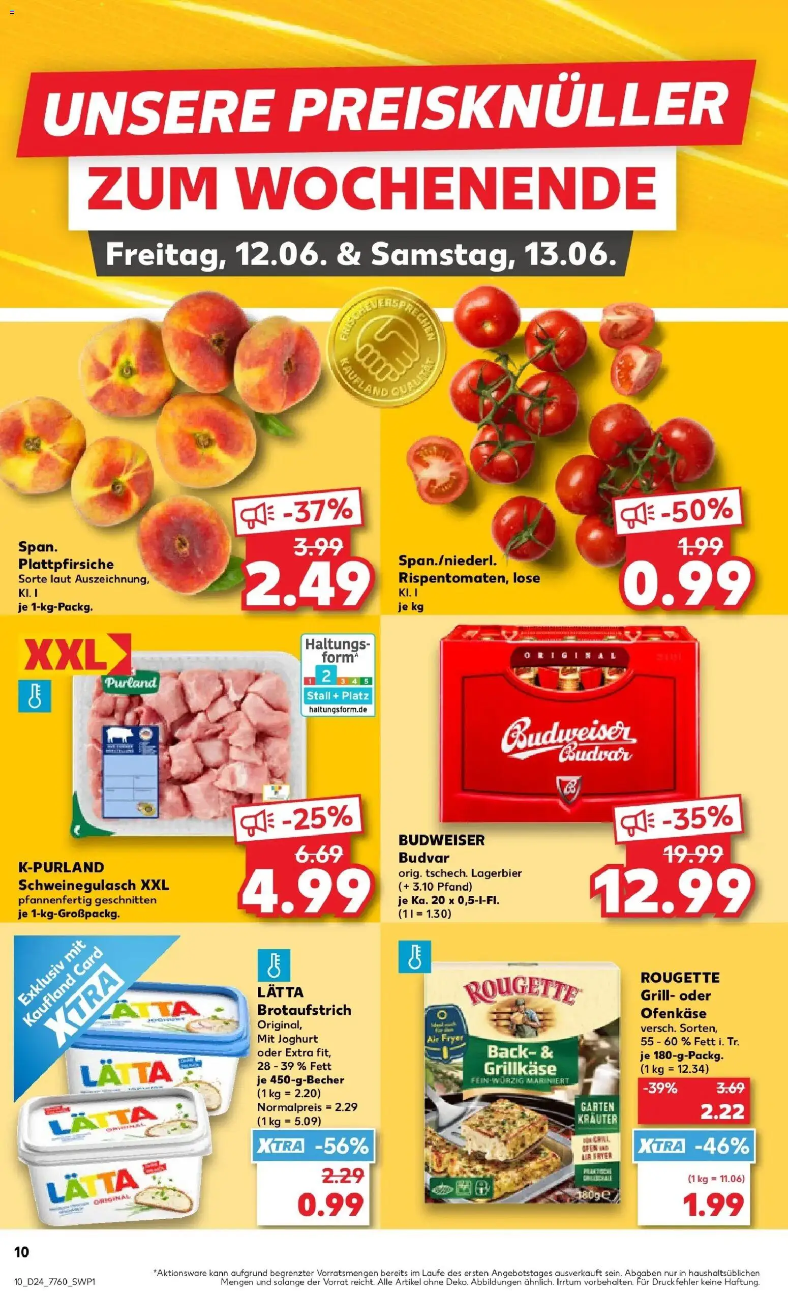 Kaufland Prospekt Moosburg An Der Isar – gültig ab 08.06.2026 | Seite: 19 | Produkte: Grill, Joghurt, Lätta, Budweiser