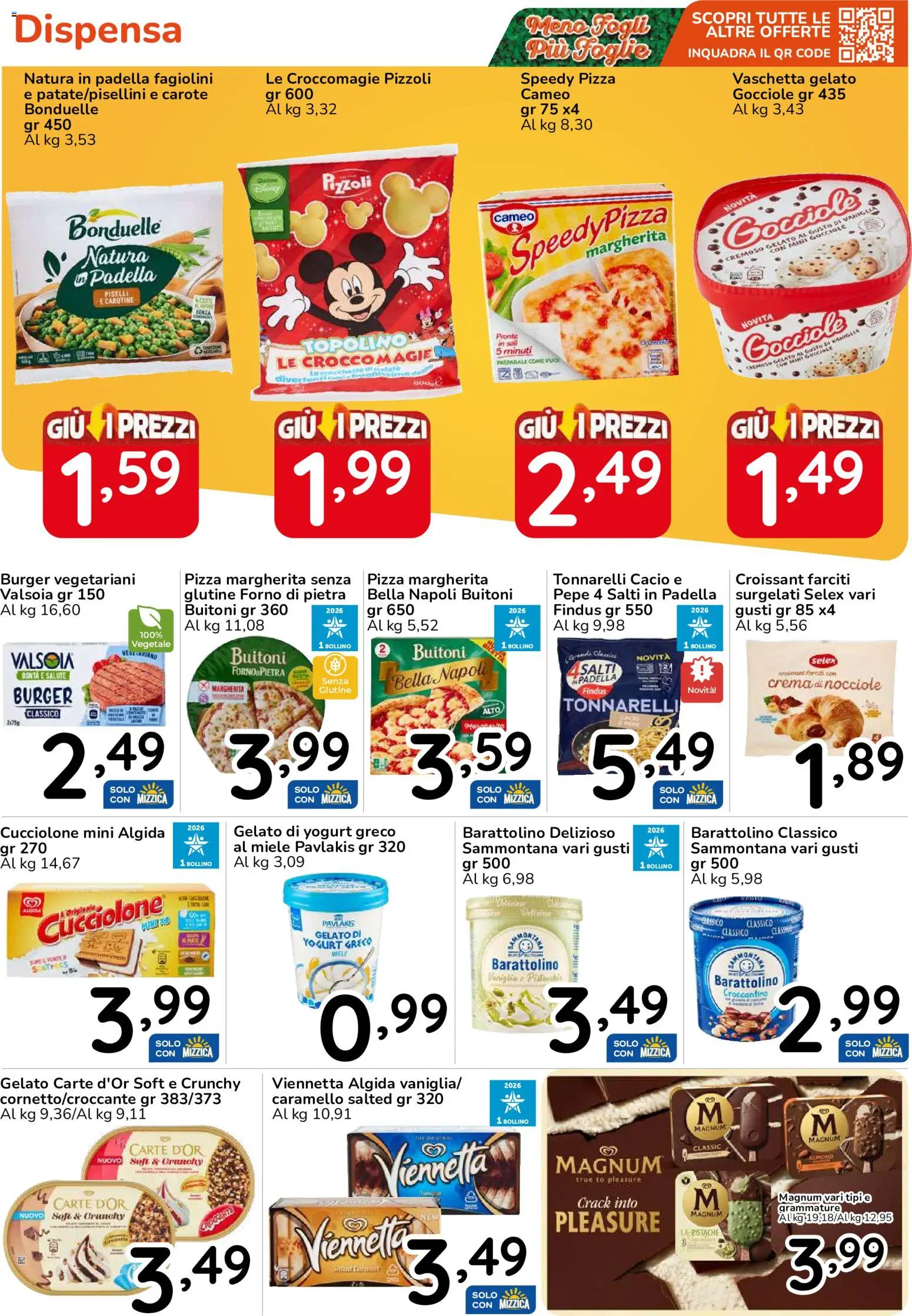 Volantino Famila del 15/10/2026 | Pagina: 35 | Prodotti: Vaniglia, Pizza, Magnum, Padella