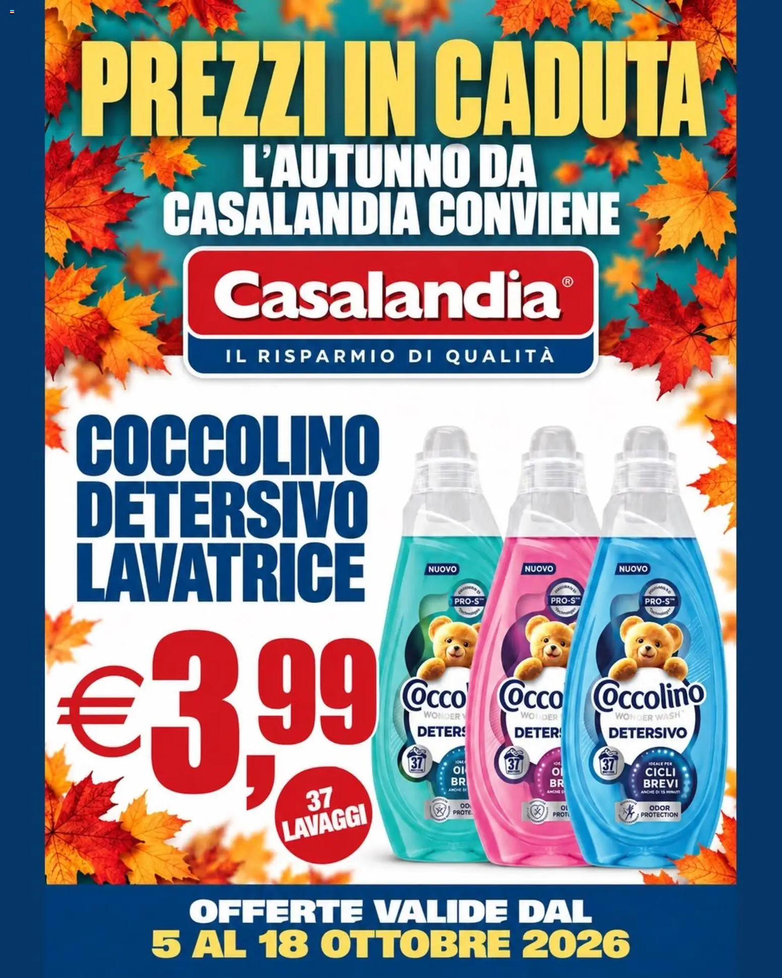 Volantino Casalandia del 05/10/2026 | Pagina: 4 | Prodotti: Lavatrice, Cocco