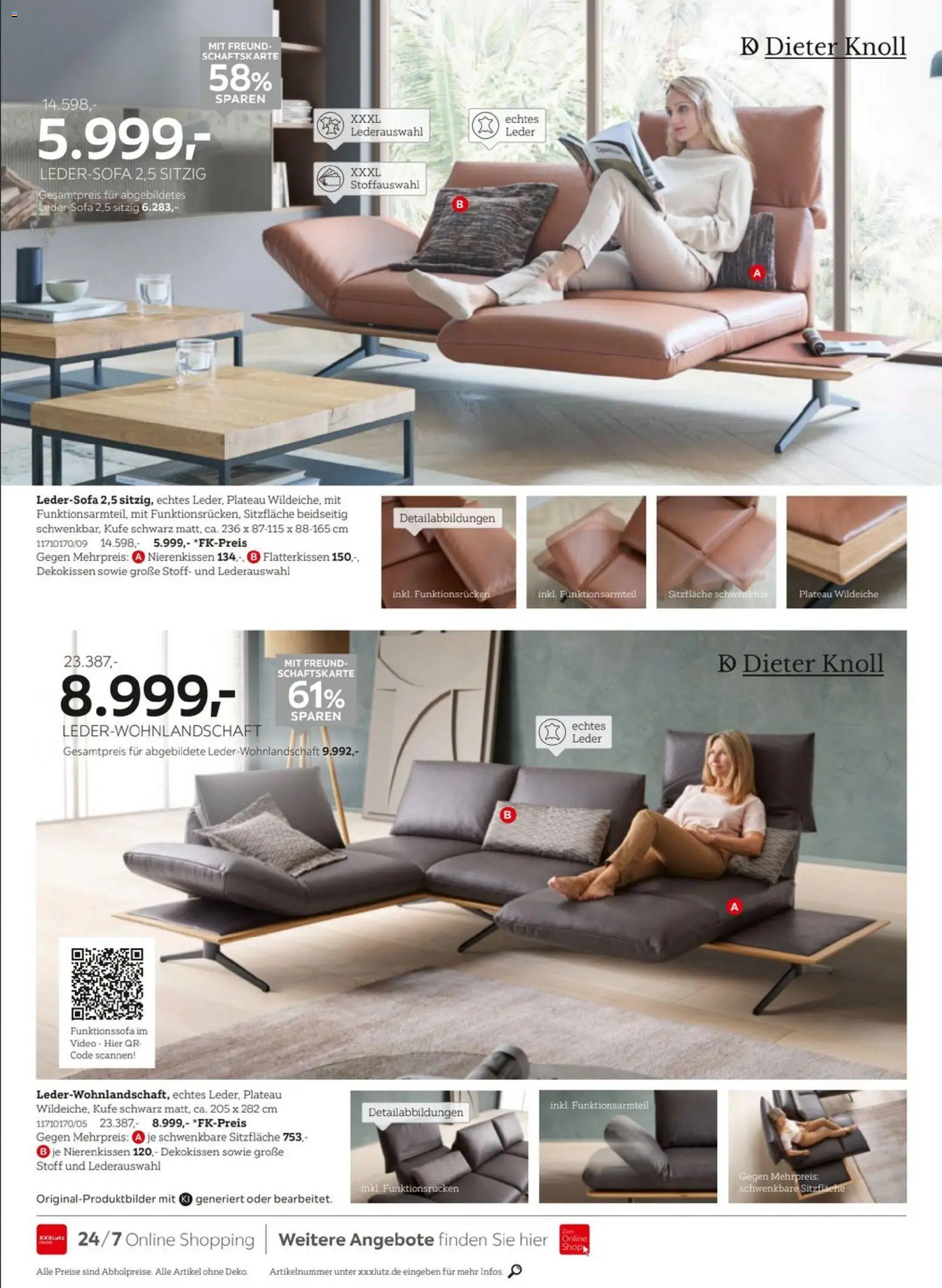 XXXLutz KOINOR Spezial – gültig ab 03.10.2026 | Seite: 2 | Produkte: Ledersofa, Sofa, Video