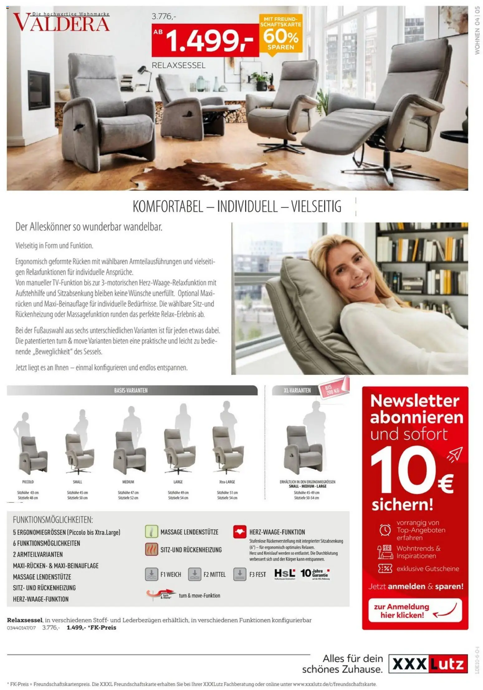 XXXLutz Sessel Spezial – gültig ab 26.09.2026 | Seite: 5 | Produkte: Relaxsessel