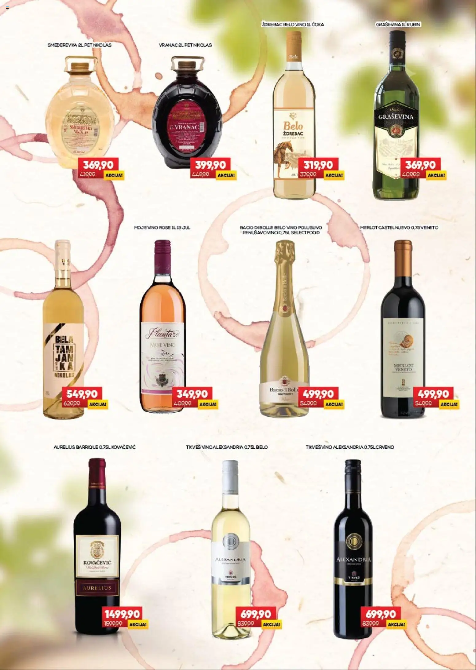 Medius katalog - važi od 28.07.2026 | Strana: 18 | Proizvode: Vranac, Graševina, Belo vino, Vino