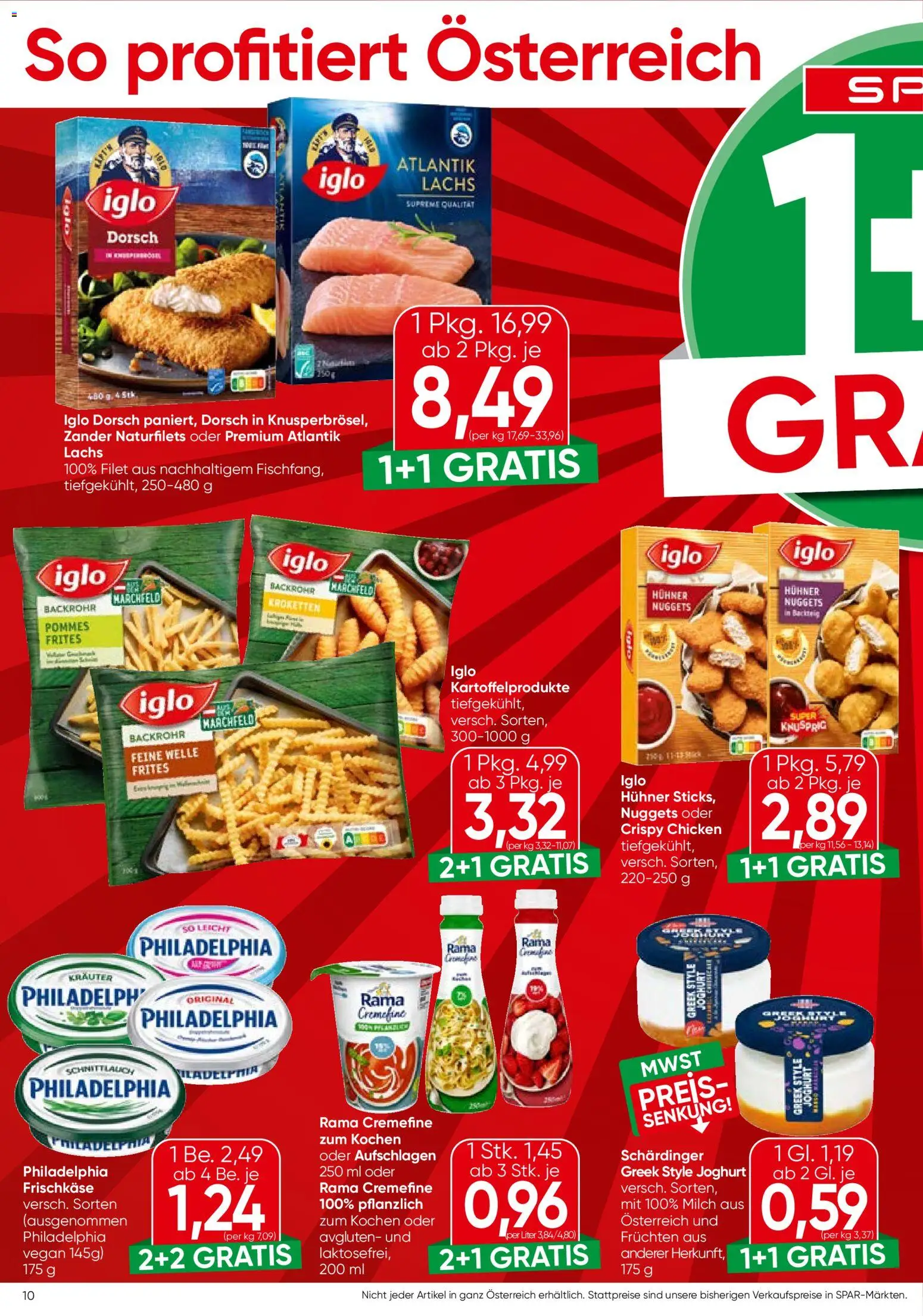 Spar - Flugblatt gültig ab 27.08.2026 | Seite: 10