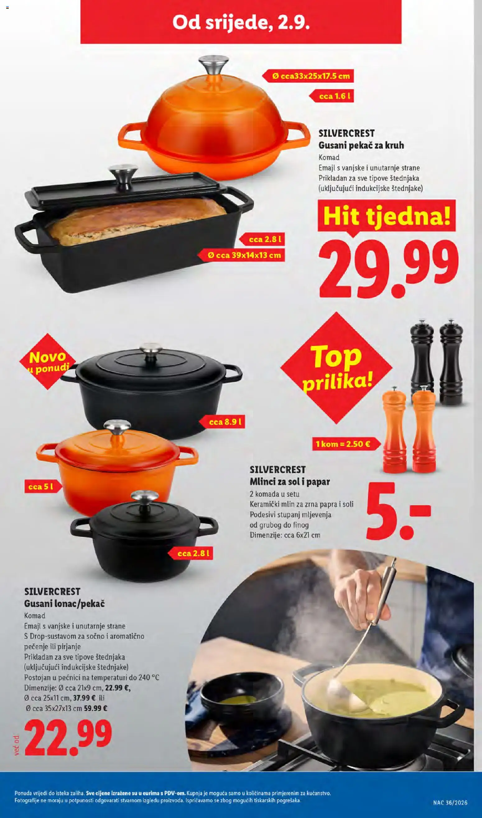 Lidl katalog | vrijedi od 31.08.2026 | Stranica: 37 | Proizvodi: Pekac, Mlinci, Sol, Pan