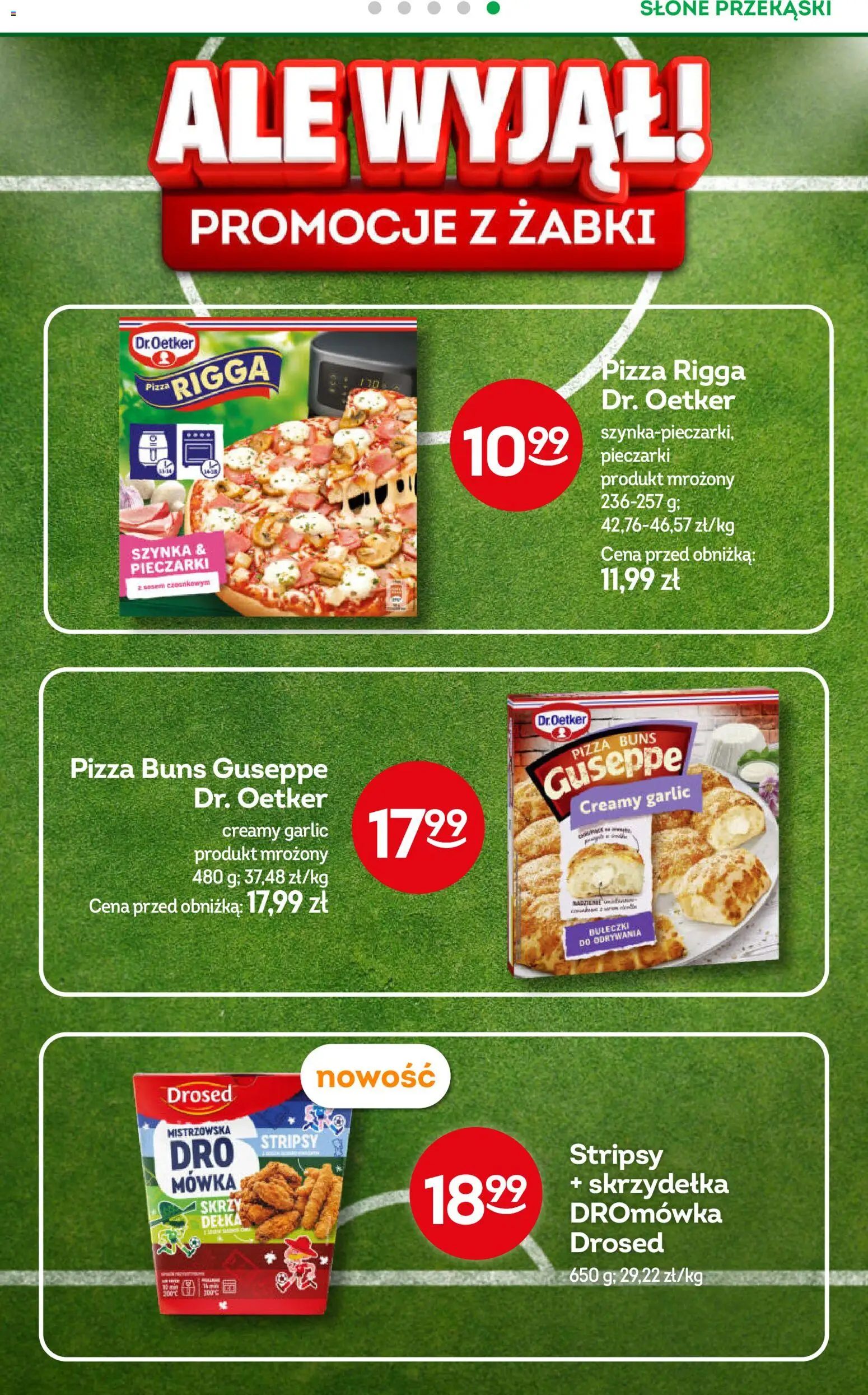Żabka gazetka od 17.06.2026 | Strona: 40 | Produkty: Pieczarki, Szynka, Pizza