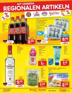 Netto Marken-Discount Prospekt Nordhausen ab 08.06.2026 gültig | Seite: 43 | Produkte: Cola, Käse, Creme, Trinkjoghurt