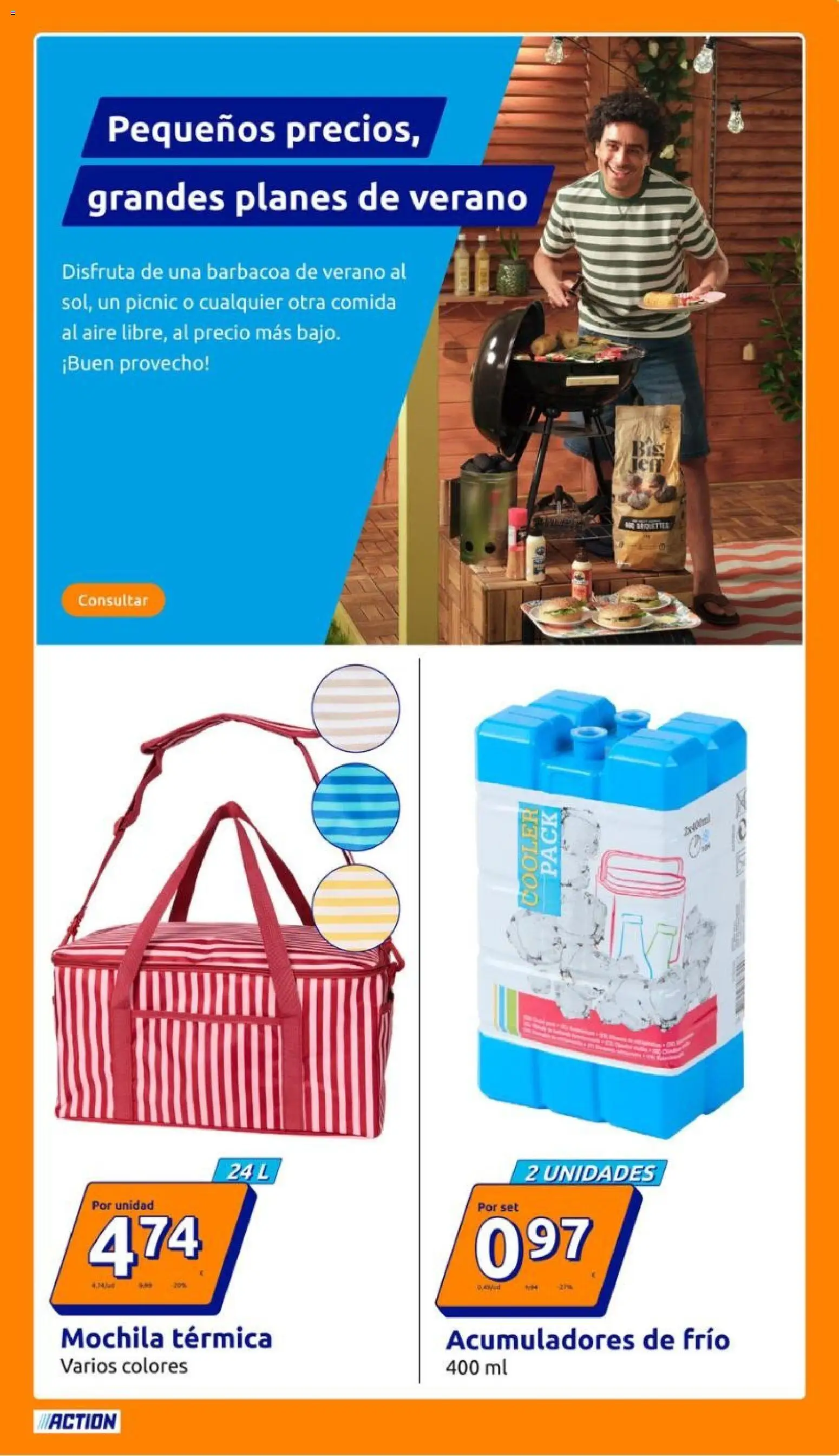 Action folleto │ válido desde el 15/07/2026 | Página: 33 | Productos: Mochila, Barbacoa