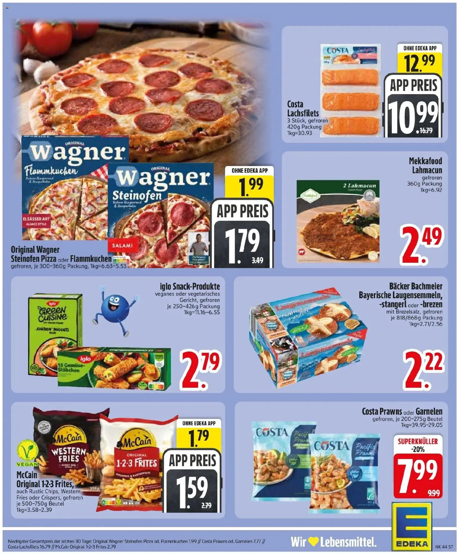Edeka Prospekt Chieming (ab 26.10.2026) » Angebote Online | Seite: 9 | Produkte: Iglo, McCain, Salami, Pizza