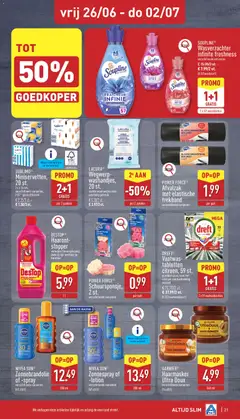Aldi folder week 26 - Voorbeeld van een folder van Aldi, geldig van 22/06/2026 | Pagina: 21 | Producten: La, Gel, Haarmasker, Wasverzachter