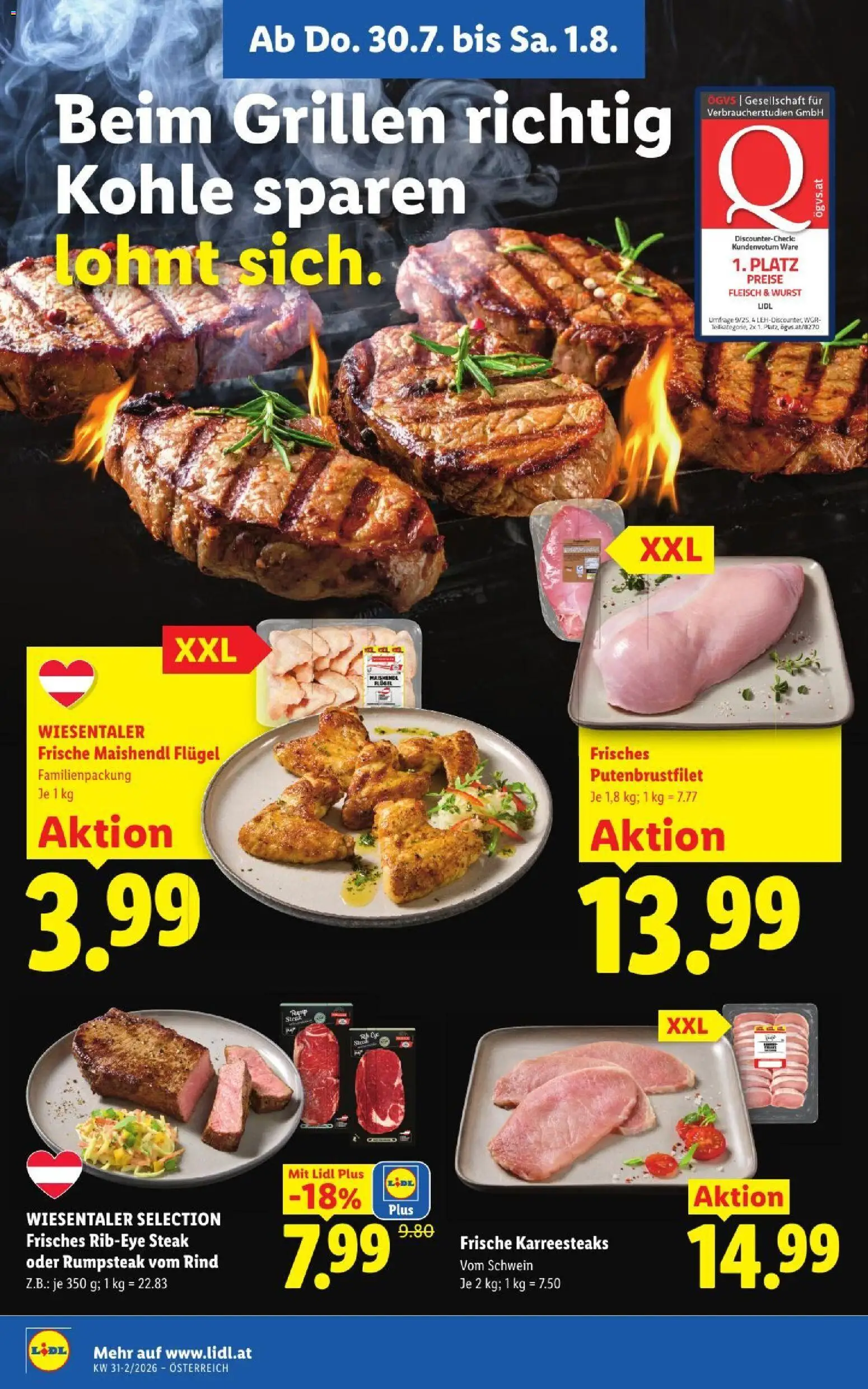 Lidl - Flugblatt gültig ab 30.07.2026 | Seite: 10 | Produkte: Wurst