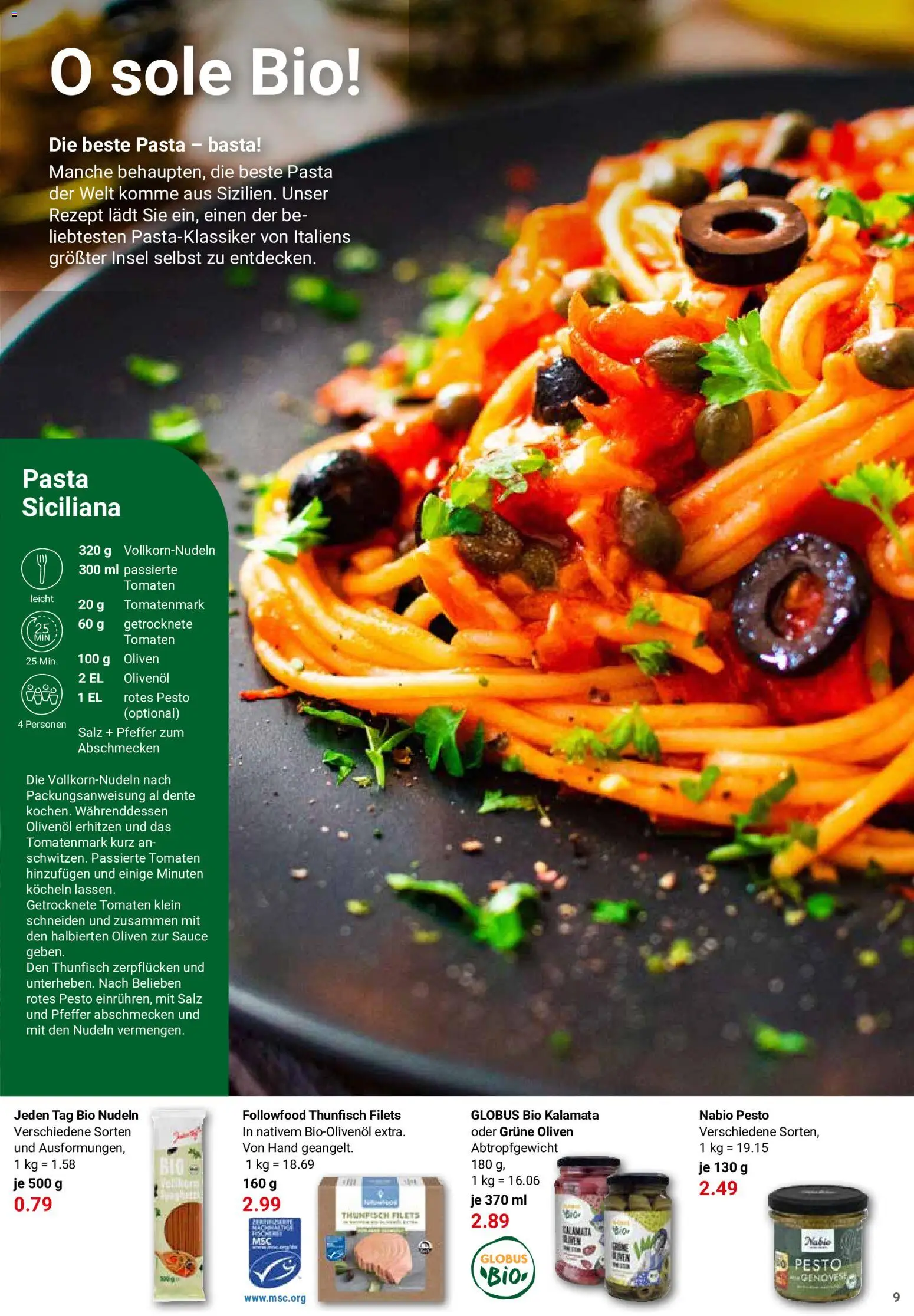 Globus Prospekt – gültig ab 24.08.2026 | Seite: 36 | Produkte: Thunfisch, Olivenol, Tomaten, Nudeln